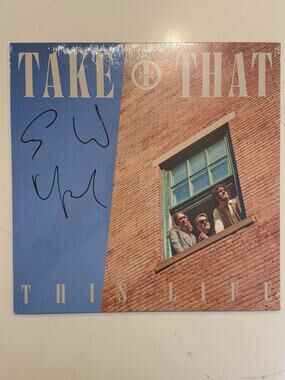 Take That - This Life 12” Vinyl LP SIGNED AUTOGRAPHED Sealed #5